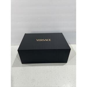 Versace Empty BOX Logo Bag/Shoe Sturdy Flap Close Tissue Paper Seal